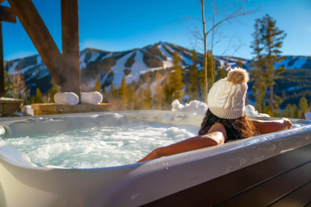 skiing powder in Niseko, Japan