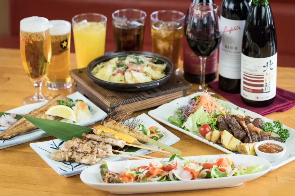 A feast in Niseko, Japan